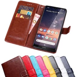 Lommebokdeksel 3-kort Nokia 3.2 (TA-1161)  - Rosa