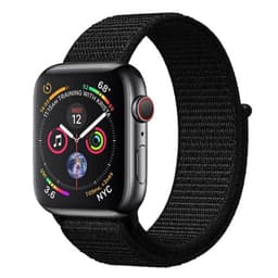 Apple Watch 4 (40mm) Nylon armbånd - Dark Black