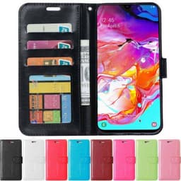 Lommebokdeksel 3-kort Samsung Galaxy A70 (SM-A705F)  - Grønn