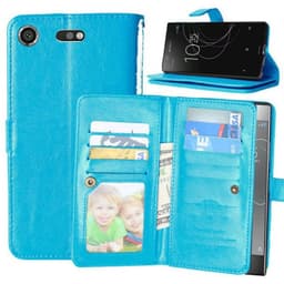 Dobbeltflip Flexi 9-kort Sony Xperia XZ1 Compact (G8441)  - Blå