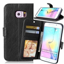 Lommebokdeksel 3-kort Samsung Galaxy S6 Edge (SM-G925F)  - Svart