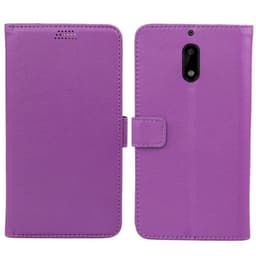 Lommebokdeksel 2-kort Nokia 6 (TA-1021)  - lilla