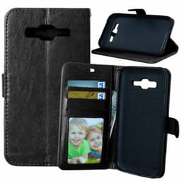 Lommebokdeksel 3-kort Samsung Galaxy J5 2015 (SM-J500F)  - Svart
