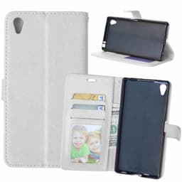 Lommebokdeksel 3-kort Sony Xperia Z5 Premium (E6853)  - Hvit