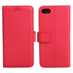 Lommebokdeksel 2-kort Asus Zenfone 4 Max (ZC554KL)  - RØD