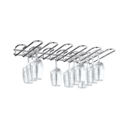 Hahn Glass Hanger 5 rows Chrome
