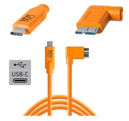 TetherPro USB-C to 3.0 Micro-B 4.6 m Ora