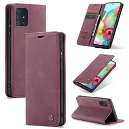 CaseMe Smart Flipdeksel Samsung Galaxy A71 (SM-A715F)  - Kaffe