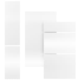 Epoq Gloss White skuffefront til kjøkken 80x13