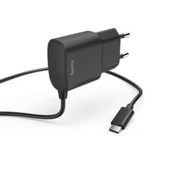 HAMA Lader 220V USB-C  2,4A Svart fast kabel