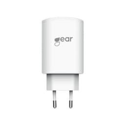 GEAR Lader 220V 2xUSB 4,2A Hvit