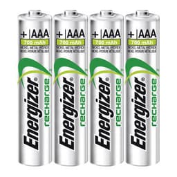 ENERGIZER Batteri AAA/LR03 Oppladbart Ni-Mh 500mAh 4-pack