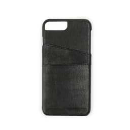 ONSALA COLLECTION Mobildeksel Skinn Svart med kortlomme iPhone 6/7/8 Plus
