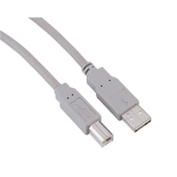 Kabel USB A-B 5m Grå Hane-Hane