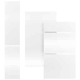 Epoq Gloss White skuffefront til kjøkken 60x26