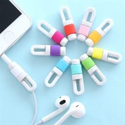 Ledningbeskyttelse til høretelefonledningen - 10Pk