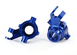 TRX-8937X Steering Blocks Alu Blue (Pair) Maxx