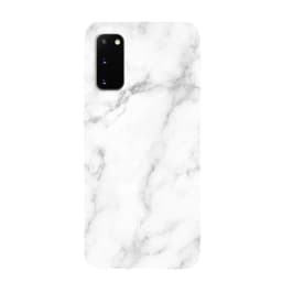 Miljøvennlig Samsung Galaxy S20 trykt deksel - White Marble