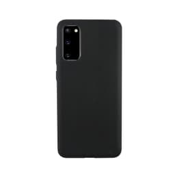 Miljøvennlig ekte lær Samsung Galaxy S20 deksel - Black