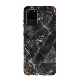 Miljøvennlig Samsung Galaxy S20+ trykt deksel - Black Marble
