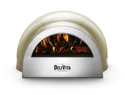 Delivita vedfyrt pizzaovn olivengrønn - 1001