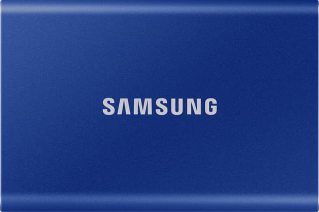 Samsung T7 ekstern SSD 2 TB (blå)