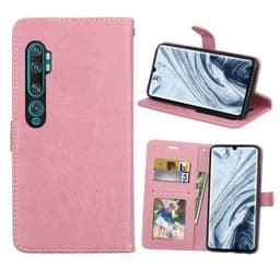Lommebokdeksel 3-kort Xiaomi Mi Note 10  - lyserosa