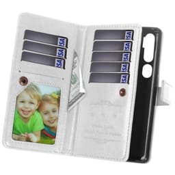 Dobbeltflip Flexi 9-kort Xiaomi Mi Note 10  - Hvit