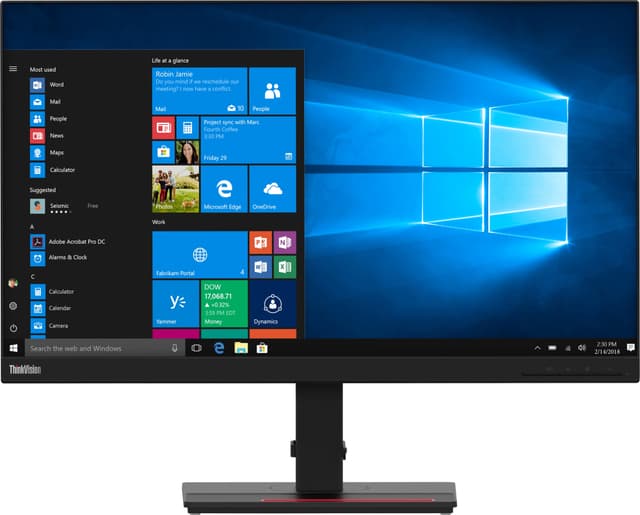 Lenovo ThinkVision T27h-20 27" skjerm (sort)