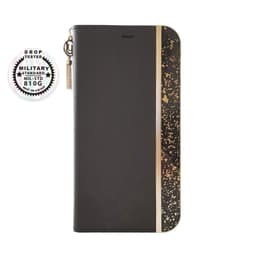 Stylish Folio Svart/Gull iPhone XR deksel