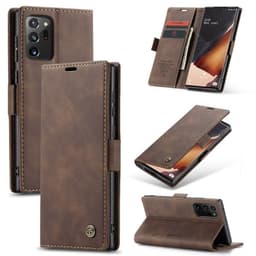 CaseMe Smart FlipCase Samsung Galaxy Note 20 Ultra  - Kaffe