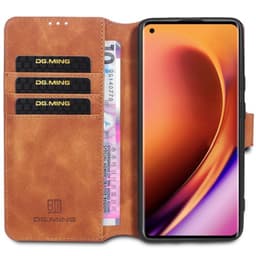 DG-Ming Lommebokdeksel 3-kort OnePlus 8 Pro (IN2020)  - brun