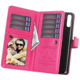 Dobbeltflip Flexi 9-kort Huawei P40 LiteE (6,39 ")  - Rosa