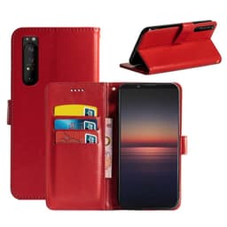Lommebokdeksel 3-kort Sony Xperia 1 II  - RØD