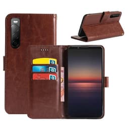 Lommebokdeksel 3-kort Sony Xperia 10 II  - brun