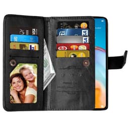 Dobbeltflip Flexi 9-kort Huawei P40 (ANA-AN00)  - Svart
