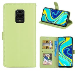 Lommebokdeksel 3-kort Xiaomi Redmi Note 9S  - Grønn