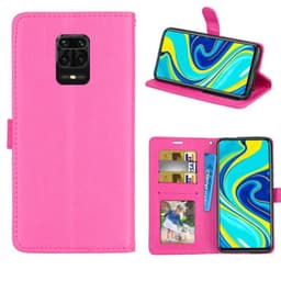 Lommebokdeksel 3-kort Xiaomi Redmi Note 9S  - Rosa