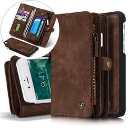 CASEME iPhone 8/7/SE Retro Split Lommebok-deksel I Lær - Brun
