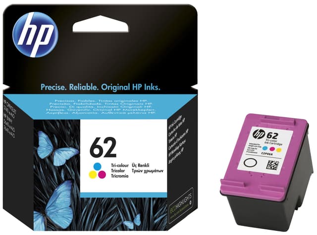 HP blekkpatron 62 Cyan Magenta Gul