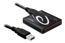 DeLOCK USB 3.0 Minnekortleser, ALL in 1, svart