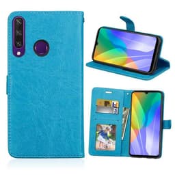 Lommebokdeksel 3-kort Huawei Y6p (MED-LX9)  - Lyse blå
