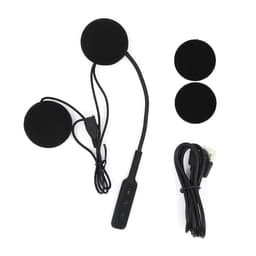 Bluetooth-hodesett for motorsykkelhjelm - svart