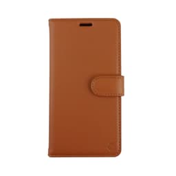 Miljøvennlig ekte lær iPhone 12 Pro Max  2 in 1 lommebok deksel - Brown