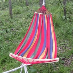 Hengekøye - Rødstripete - 200 x 150 cm
