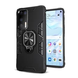 Shockproof TPU deksel med ringholder Huawei P40 Pro, Svart