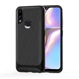 TPU deksel Huawei Y7 Pro (2019) / Y7 Prime (2019), Carbon Fiber+Svart