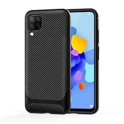 TPU deksel Huawei nova 6 SE / nova 7i, Carbon Fiber+Svart