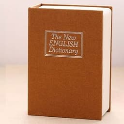 Mini Kasseapparat Ordbok - Gul/Brun