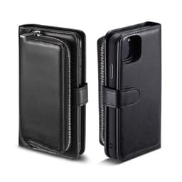 Lommeboksdeksel med myntlomme iPhone 11, Svart